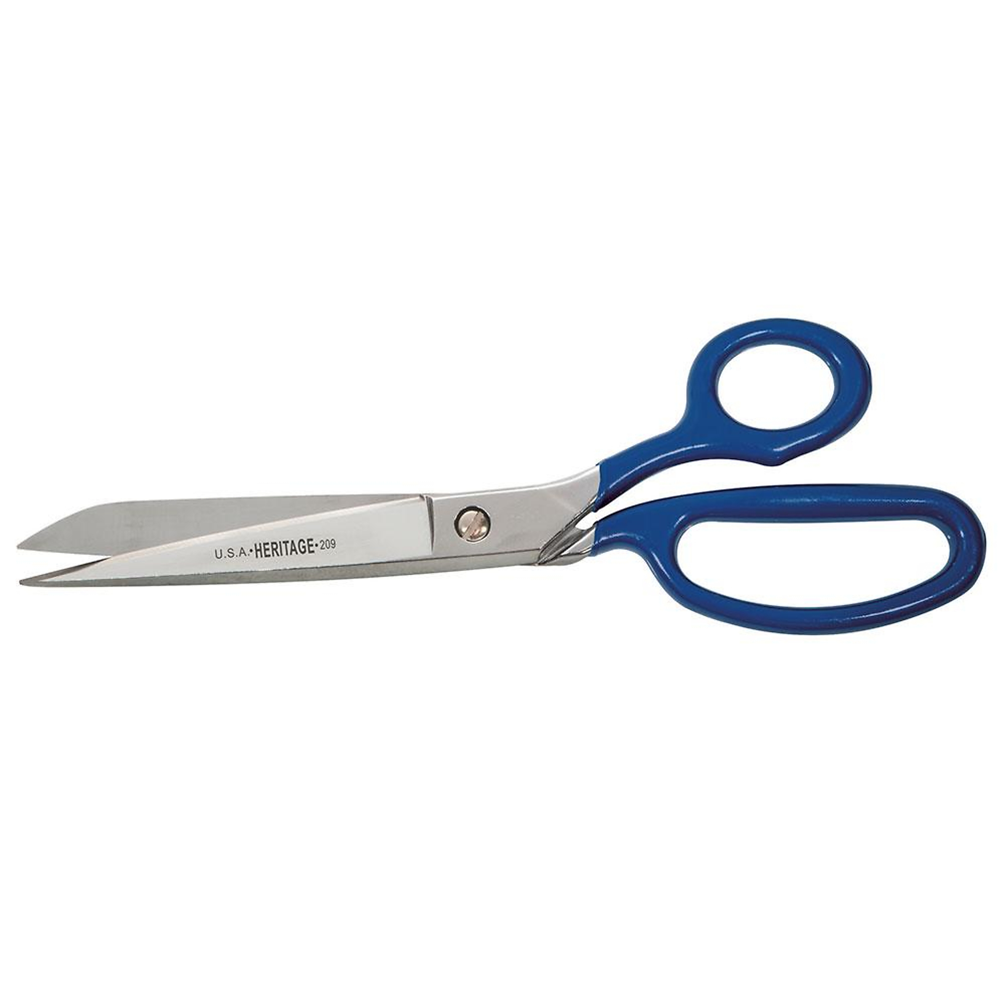 Klein Tools, Bent Trimmer w/Blue Coating, 9in., Blade Size 4 in, Tool Length 9.75 in, Model# 209-BLU-P